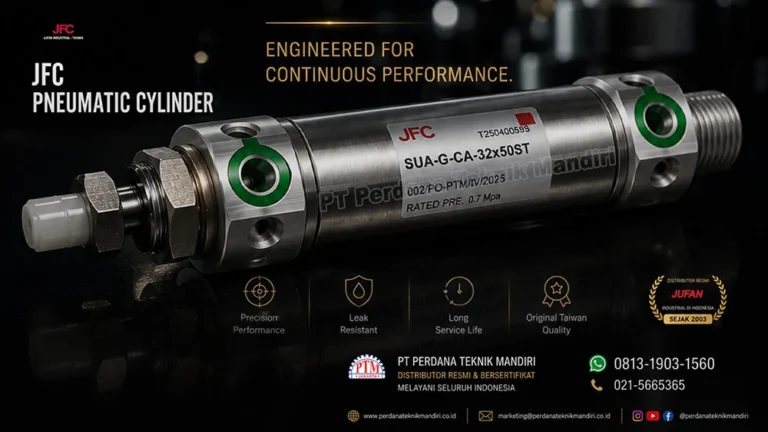 Produk JFC Cylinder komponen hidrolik premium dari Jufan Fluid Control Taiwan